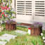Jardinière surélevée avec banc et jardinière