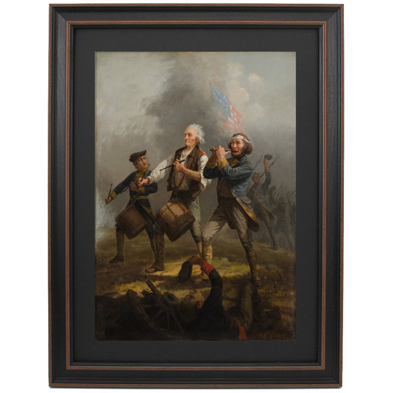 The Spirit of '76 (Yankee Doodle) par Archibald Willard | Reproduction encadrée, H 24 po x l 18 po