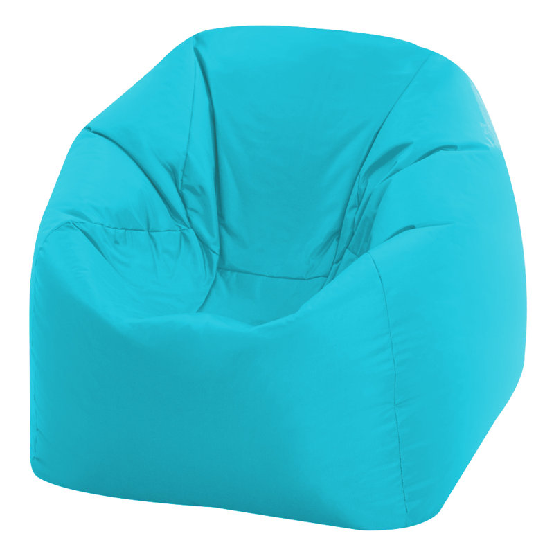 Bean Bag Bazaar Teen Classic Water-Resistant Bean Bag Chair, Aqua