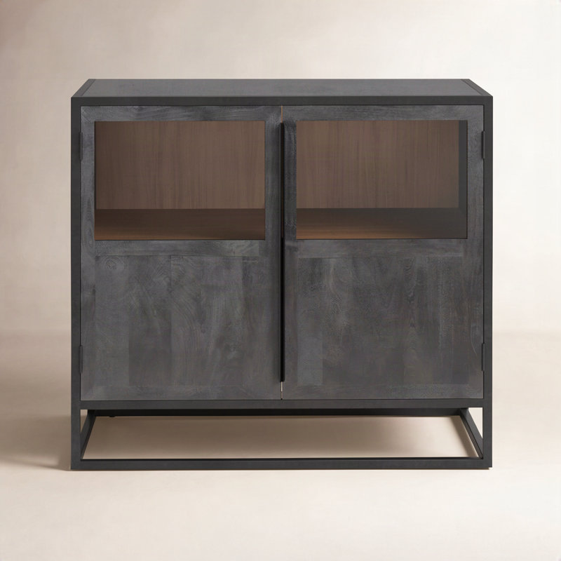 Clementine Accent Cabinet, Black