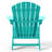 Altura Plastic Adirondack Chair with Ottoman Set-440759049