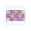 Tapis lilas Karabagh et aspect patchwork lavable à la machine-1222462859
