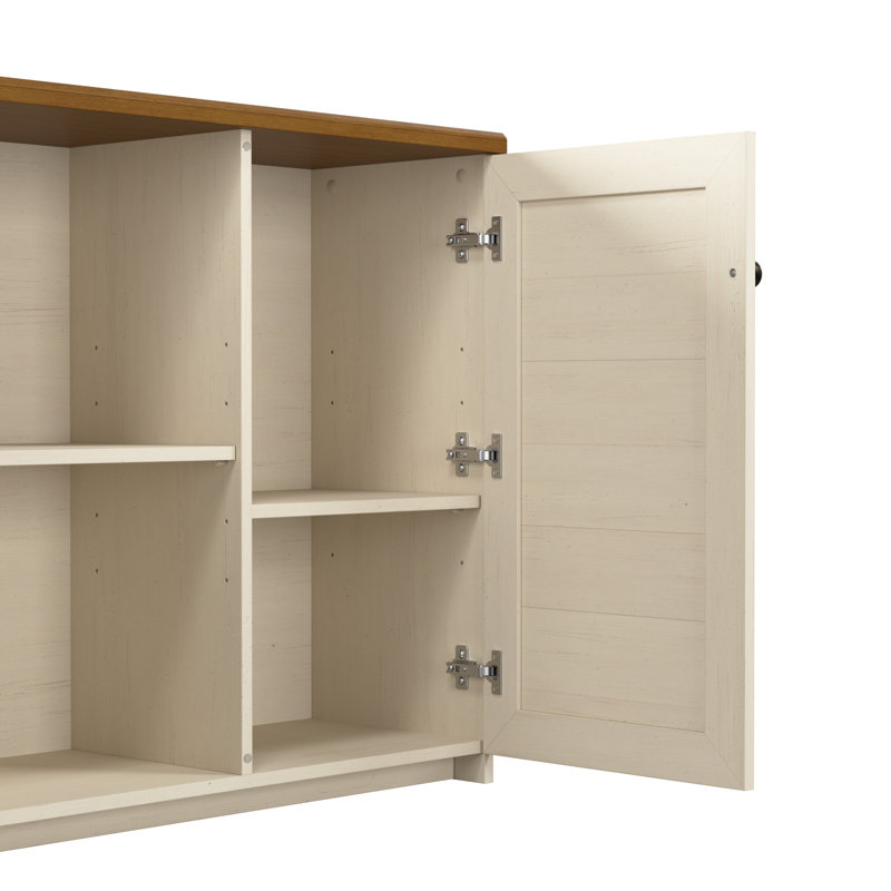 Roozbeh Accent Cabinet with Doors, Beige