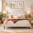 Deeb Tufted Upholstered Flower Silhouette Headboard Platform Bed-326989-57386612