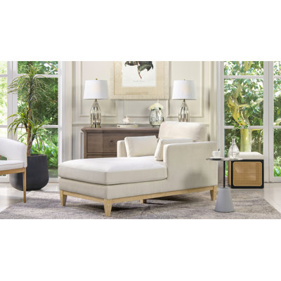 Chaise longue rembourrée Pera