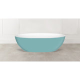 Barcelona 70.25" x 33.625" Freestanding Soaking Bathtub