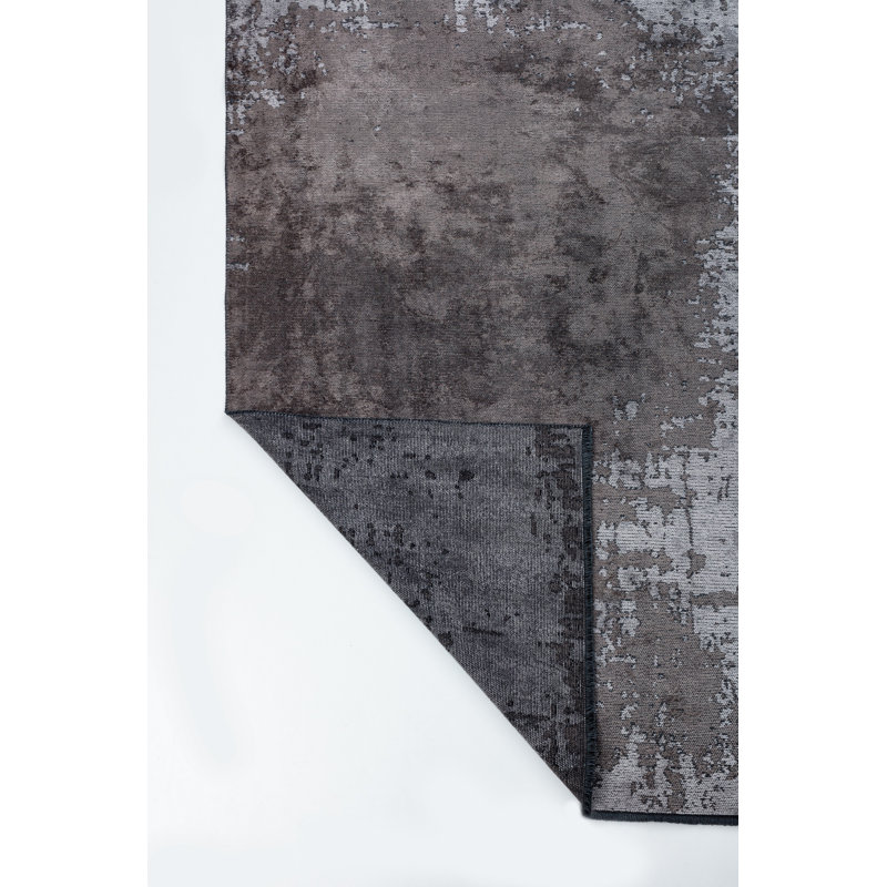 Rapture Gray Abstract Luxury Area Rug, Rectangle 7'10" x 11'2"