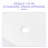 24"x16" White Ceramic Rectangular Bathroom Sink