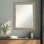 Miroir mural filigrane demi-biseau encadré-120279198