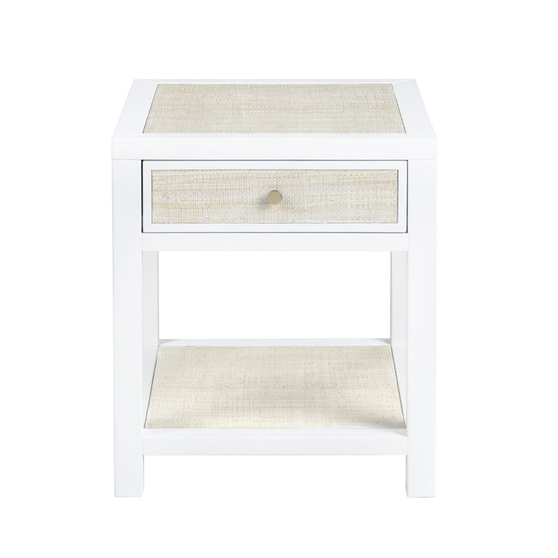 Mordcha 1 Drawer 1 Shelf End Table