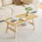 39 inch Solid Wood Double-Layer Coffee Table