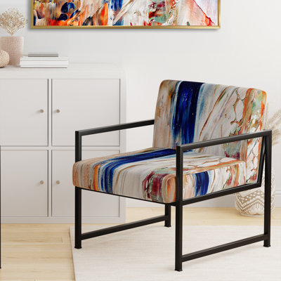 Chaise d'appoint rembourrée Gambel Nicosha