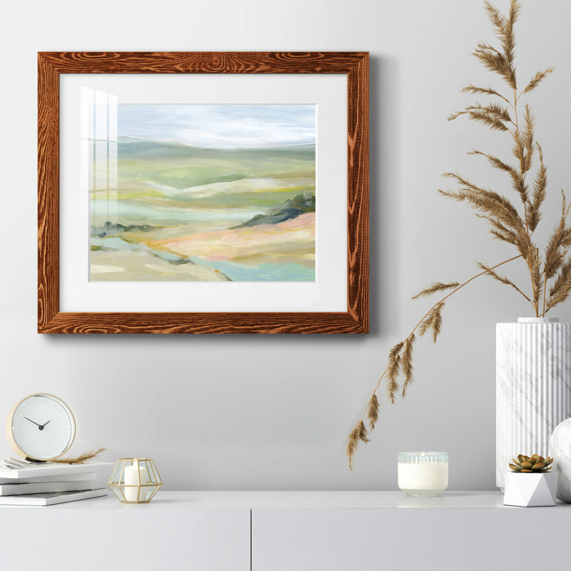 River Valley - peinture encadrée, Érable, H 24 po x l 18 po x P 1,5 po