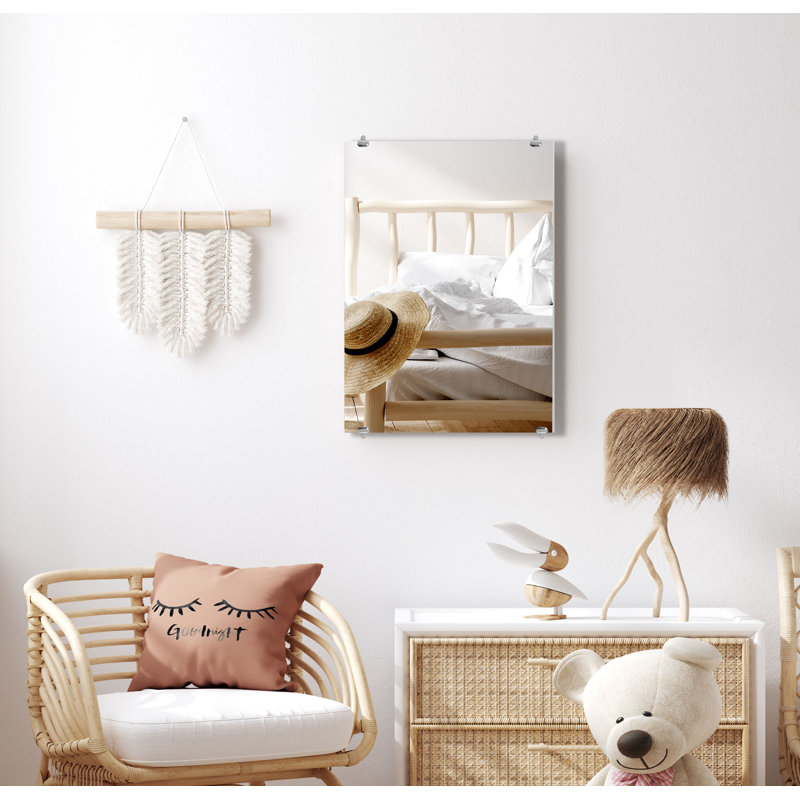 Zarrea Flat Wall Mirror, 34.5" x 24.5"