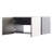 Stylish Metallic Gray Wall Mounted Garage Cabinet - Extra Deep Storage, Heat & Water , Soft Closing Storage In With Stain Surface