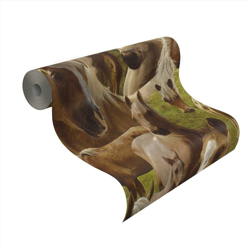  Kids Beautiful Horses Photographic Wallpaper Multi Nature Country Pattern 293104