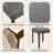 Behare Dining Chair - Modern Upholstered High Back with Nailhead Trim-1383151556