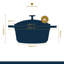 MasterClass Cast Aluminum Round Casserole-124594725-124594726