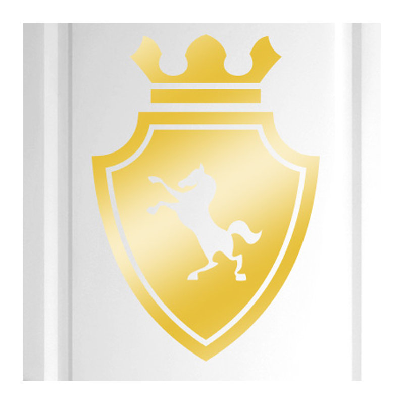 Animals Wall Decal, Shiny Gold