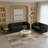 62.85" Bouclé Fabric Loveseat | Teddy Upholstery-2068390940