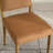 Mid-Century Velvet Upholstered Dining Chair with Wood-Grain Metal Frame-513830238-513830177