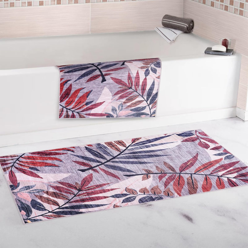 Traditional Area Rug Modern Non Slip Mat Large Entryway Rugs Washable Carpet Pad for Bedroom - 3001, Rectangle 60 x 90 cm