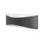 Elsbernd Anthracite 7.2cm H Integrated LED Outdoor Flush Mount