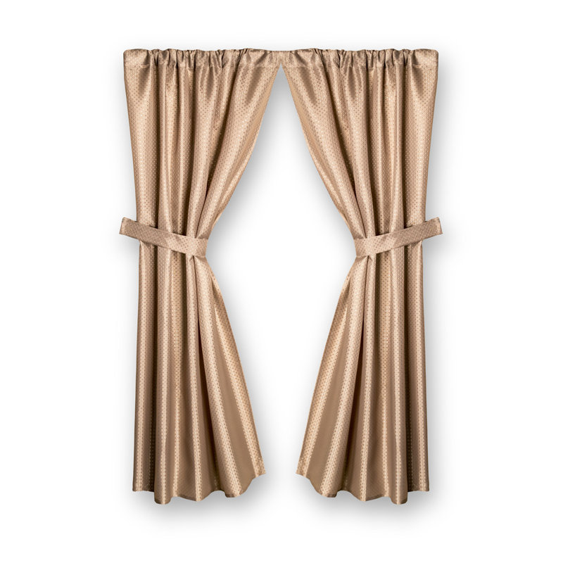 Rideaux occultant de couleur unie Fathma, Lin