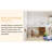 Queen Murphy Bed With Hidden Storage & Modern Woven Design,White-783889450-783889455