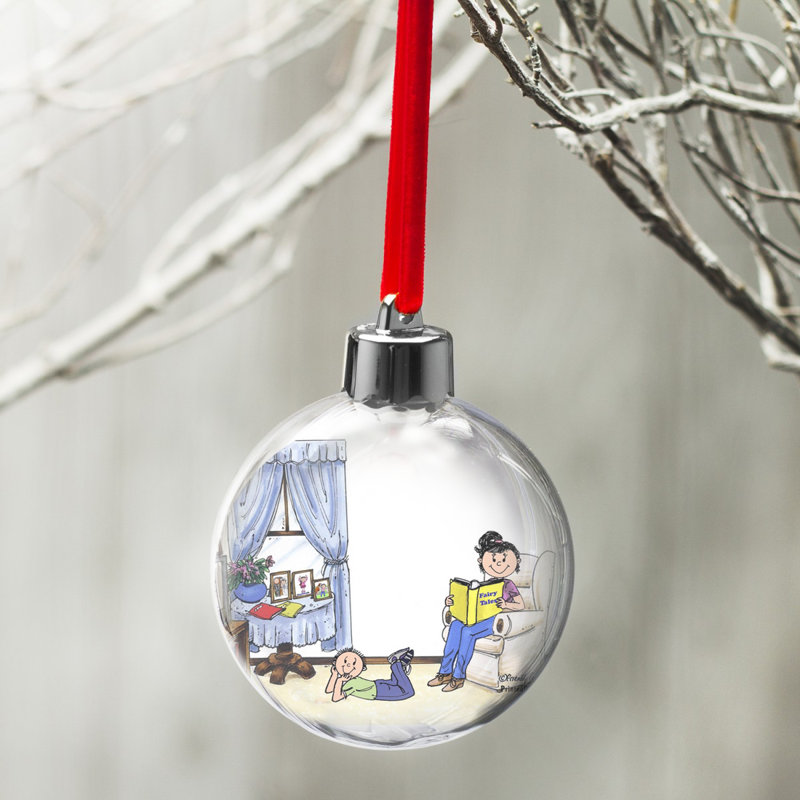 Ornement en forme d'ampoule de Noël personnalisable, 1 garçon, Oui