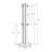 Rawlins Walnut Engineered Wood Coat Rack