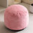 Round Corduroy Pouf Ottoman