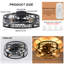 50cm Farmhouse Reversible Caged Ceiling Fan with Light Kit and Remote-2145110527
