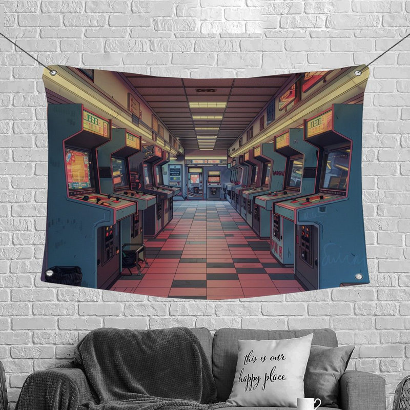 Microfiber Fabric Tapestry, 88" H x 104" W
