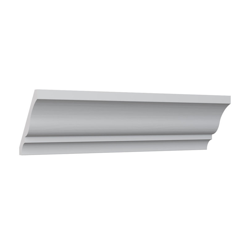 White Finger-Joint Pine Crown Moulding 96" Length