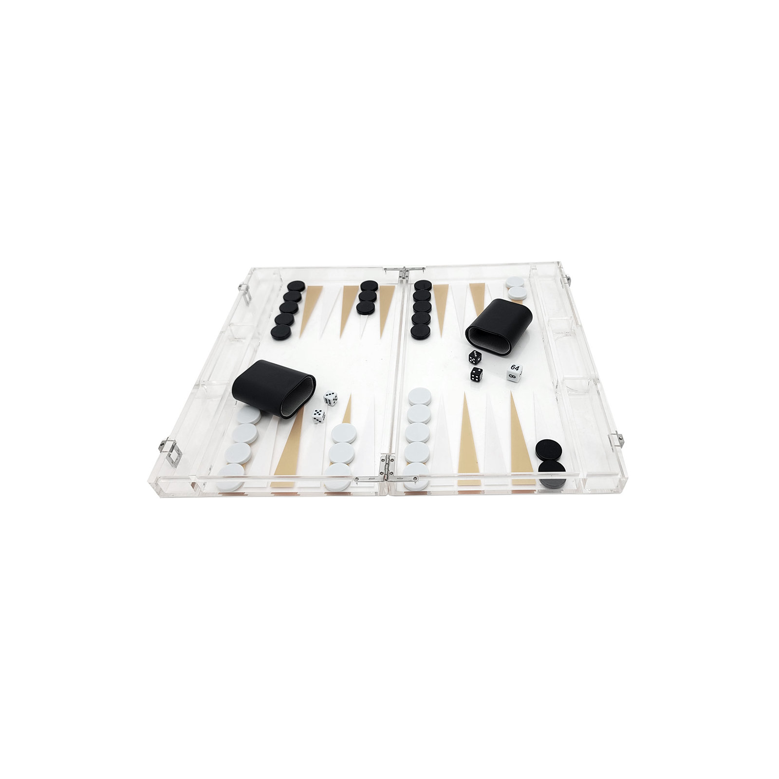 Ondisplay Luxe Backgammon Set, Gold