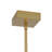 Minimalist Gold Strip Dimmable LED Linear Pendant