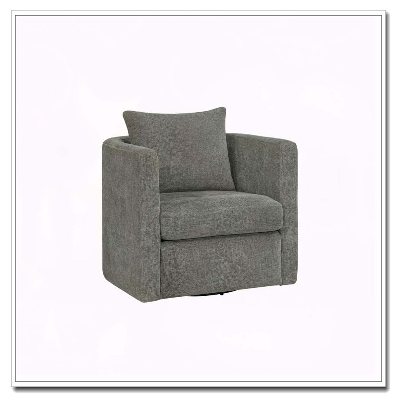 Fauteuil demi-tonneau Sutton, Gris