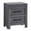 Table de chevet grise