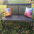 Annasophia Steel Outdoor Bench