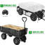 Chariot utilitaire pliable en acier robuste avec doublure de chariot amovible-118092243