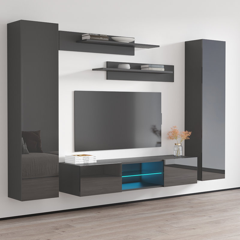 Meuble audio-vidéo Fly 100 A, Gris