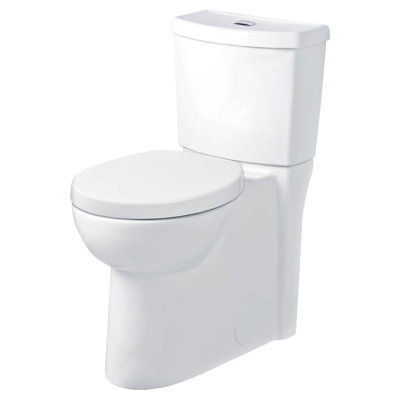 Toilette ronde deux pièces à double chasse Studio (siège inclus)