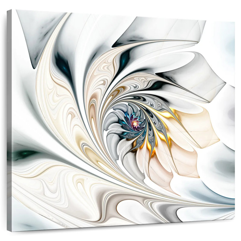Warping Floral Pattern, 20" H x 20" W