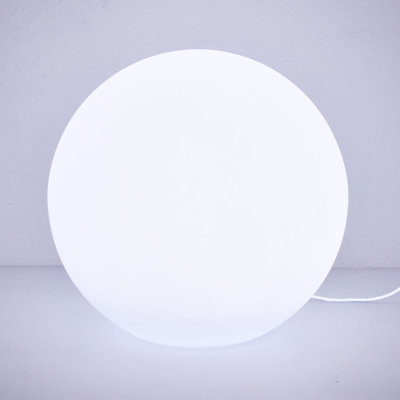 White Plug-In Integrated LED Outdoor Lantern