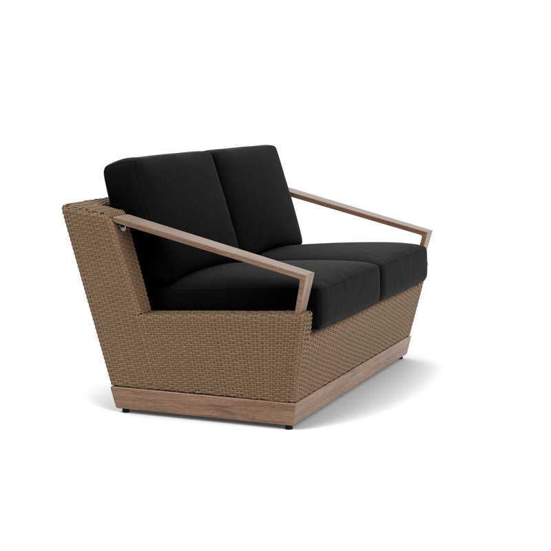 Charisma Outdoor 2 - Seat Loveseat, Canvas Black