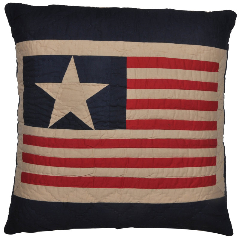 Mattingly Square Cushion, Red/Navy/Tea
