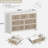 Cevat Rattan 7-Drawers Dresser，Thickened Curved Profile Design-1923941820