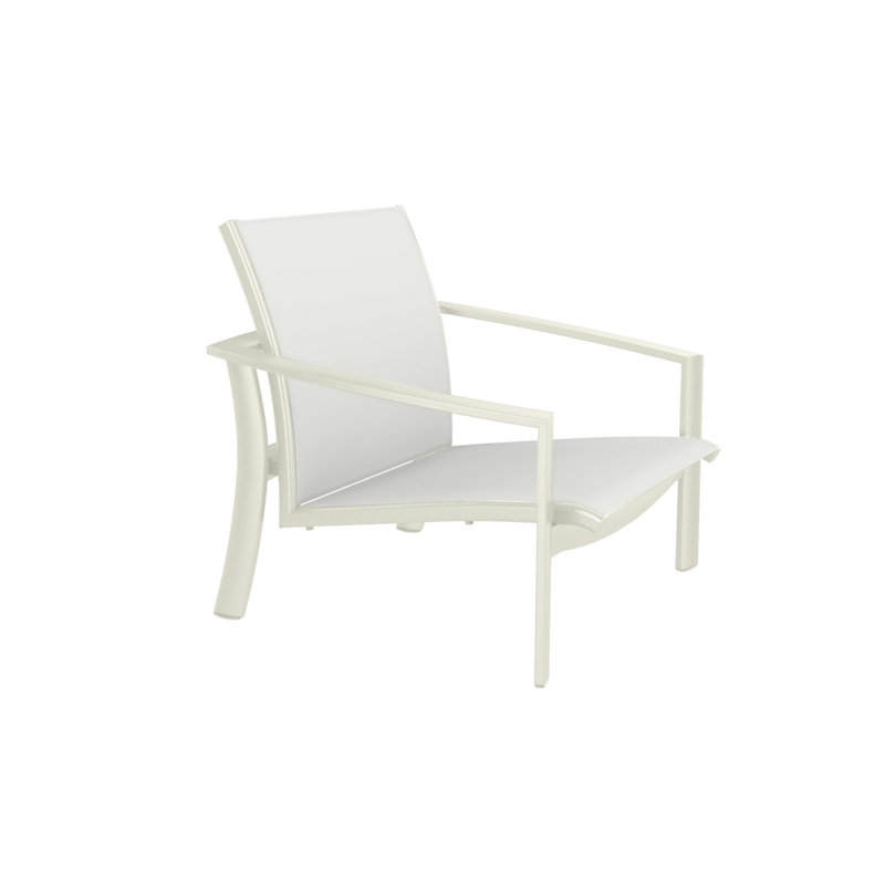 Kor Outdoor Lounge Chair, Bogota, Parchment