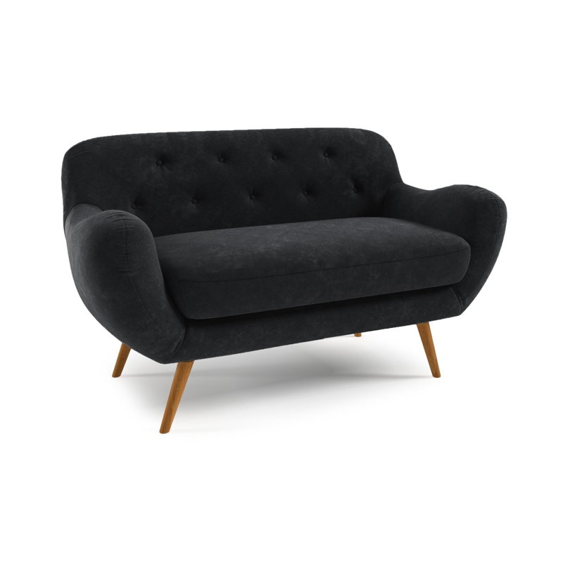 Jefferson 2 Seater Loveseat, Anthracite